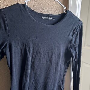 Abercrombie & Fitch Black Long Sleeve Top